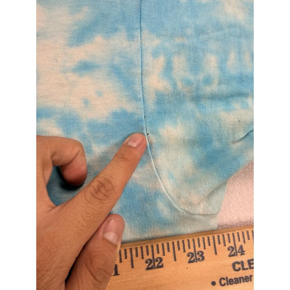 Vintage Grateful Dead 1990 Skeleton Rose Tie Dye Single Stitch Mens T Shirt XL - Picture 8 of 16
